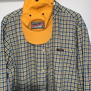 Polo Ralph Lauren Vintage Plaid Flannel Button-Up Size Medium